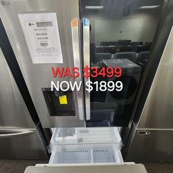 26 Cu. Ft. Smart Instaview Counter Depth Max French Door Refrigerator 