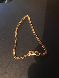 Woman’s gold bracelet
