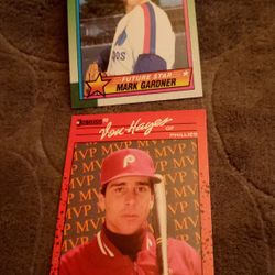 Lot Of 2 Vintage Baseball Trading Cards 2pc