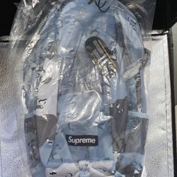 Supreme Blue Chocolate Chip Camp Backpack Brand New