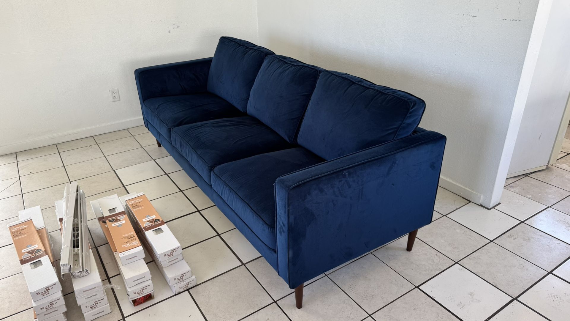Gorgeous Royal Blue Couch Sofa