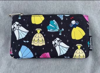 Loungefly Disney Princess Pencil Bag Pouch NEW