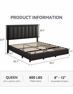 Queen Floating Bed Frame