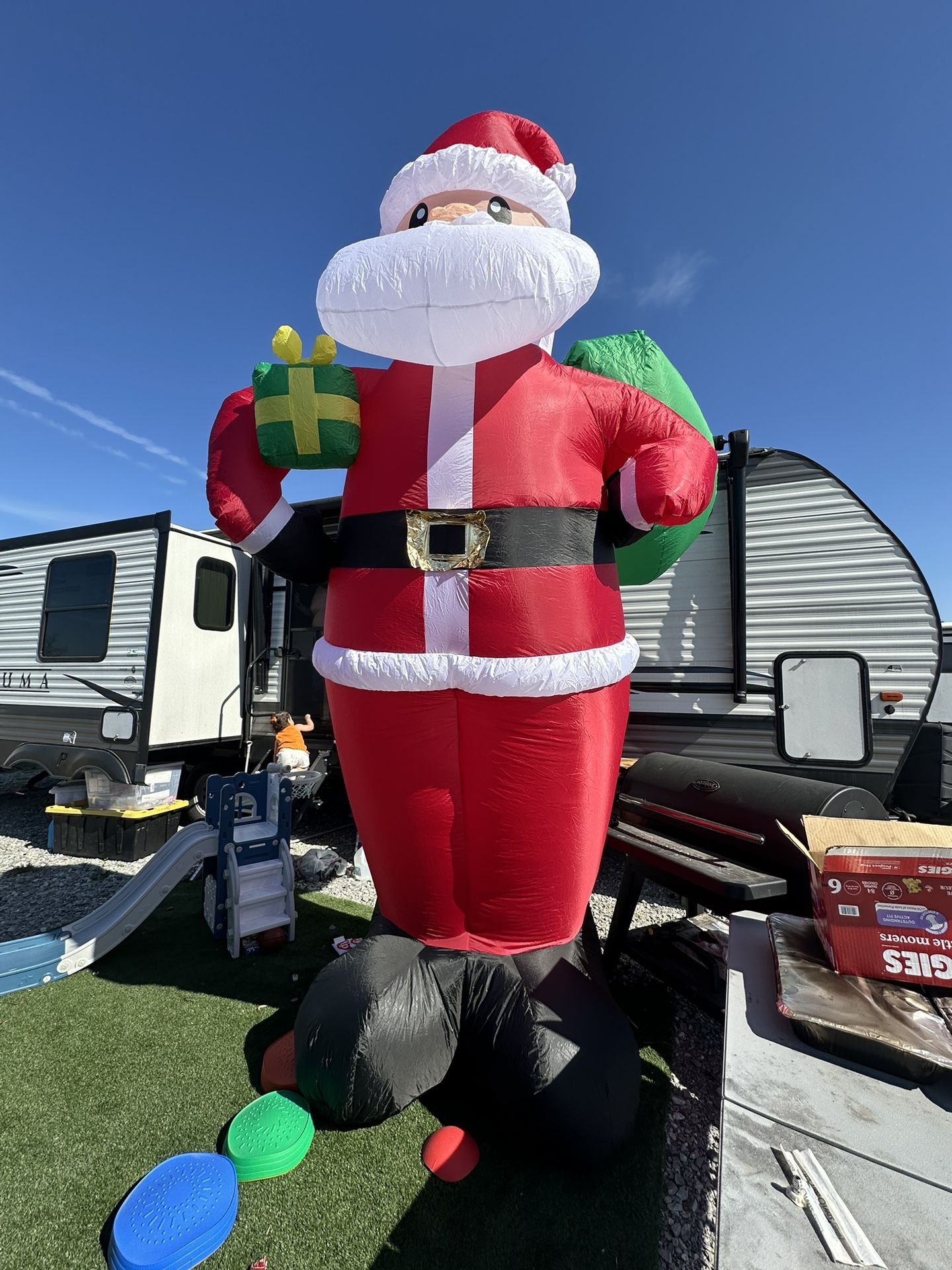 Blow Up Santa