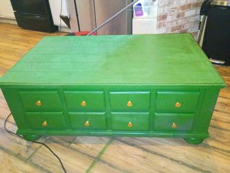 Green coffee table