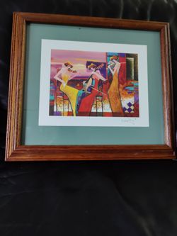Art Water Color Violin Music Painting