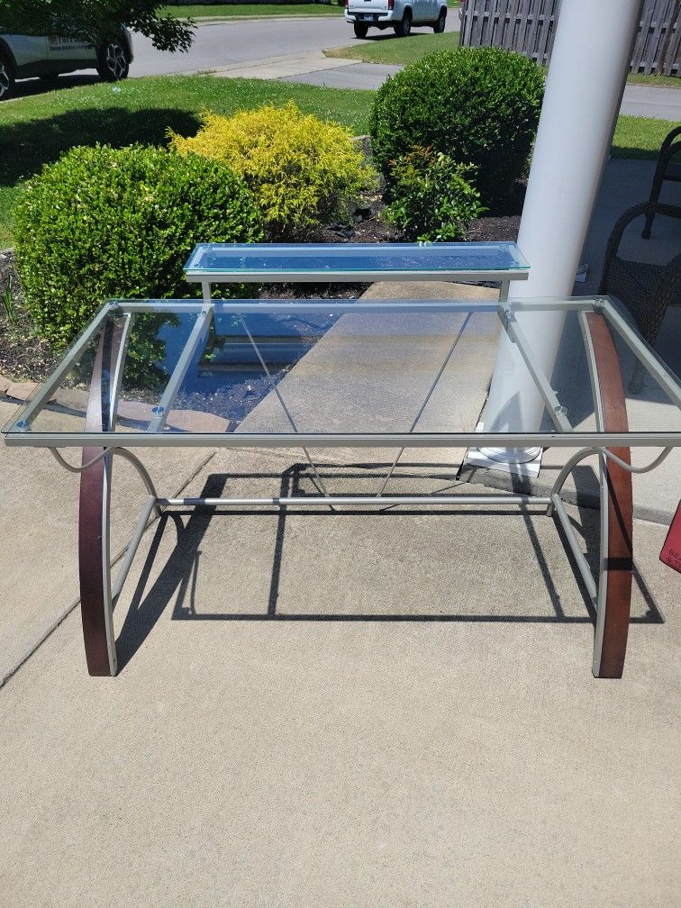 Computer Desk Glass