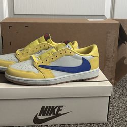 Jordan 1 low Travis Scott Canary 