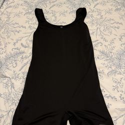 Black SHEIN Romper One Piece Short