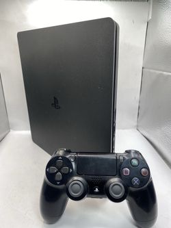 PlayStation 4 Slim 1TB System (PS4 Slim) [Controller And Cords Included] CLEAN