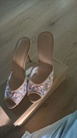 Floral Steve Madden high heels
