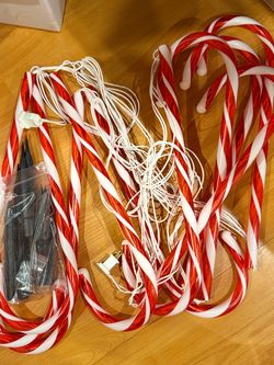 Candy Cane Outdoor Christmas Pathway Lights