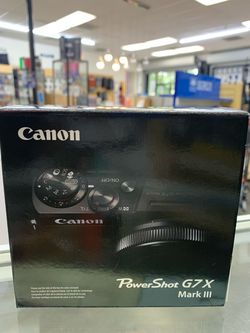 Canon Powershot G7X Mark III