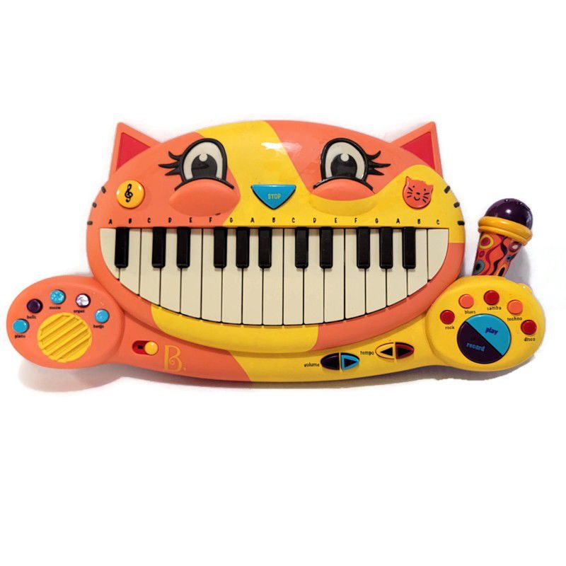 My https://offerup.com/redirect/?o=Qi5Ub3lz Meowsic Singing Orange Cat Piano Keyboard w/ Microphone 