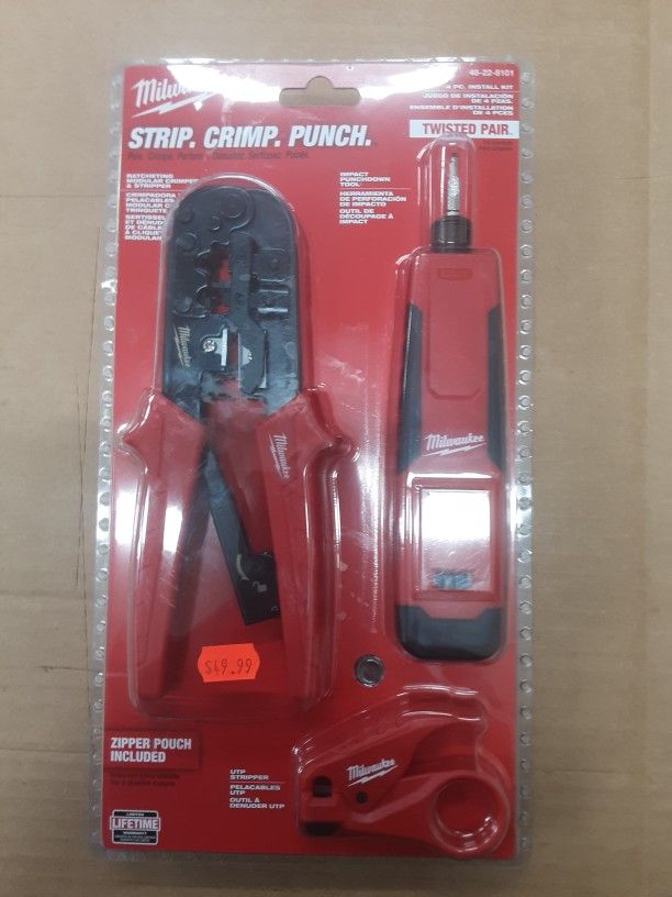 Milwaukee Twisted Pair Install Kit