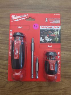 Milwaukee 14-in-1 & 8-in-1 Multi-Bit Driver Set