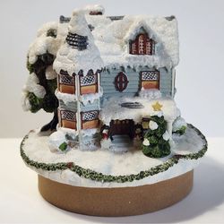Yankee Candle, candle Topper , Our America Gift Victorian Winter Home Topper