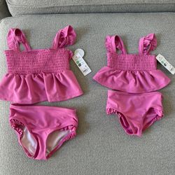 Toddler & Baby Bathing Suits Bikini Size 5T and 6-9 months