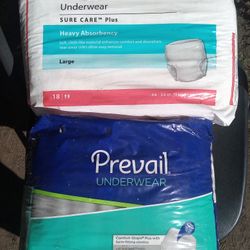 !! 2 Packs Of Protective Underwear Size L/ 2X