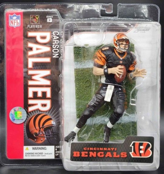 NFL Football Cincinnati Bengals Carson Palmer McFarlane Figures New in Box - Early 2000's - NIB