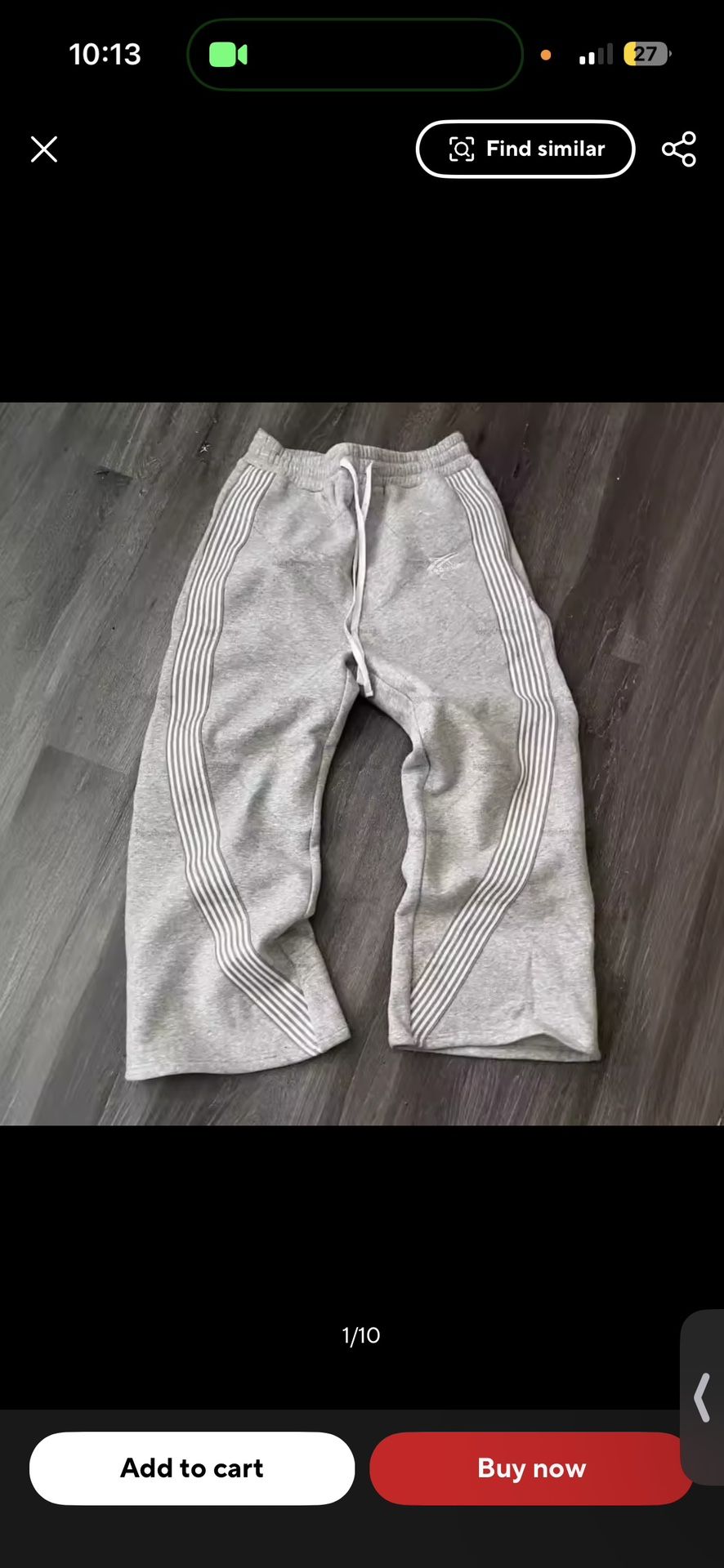 Sweats Grey Relaxed Fit