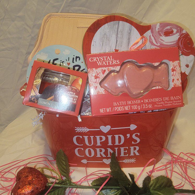 Valentine's Cupid Basket