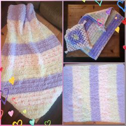 Baby/Toddler Blanket w/ Doll Blanket
