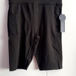 Black Athletic Shorts, XL