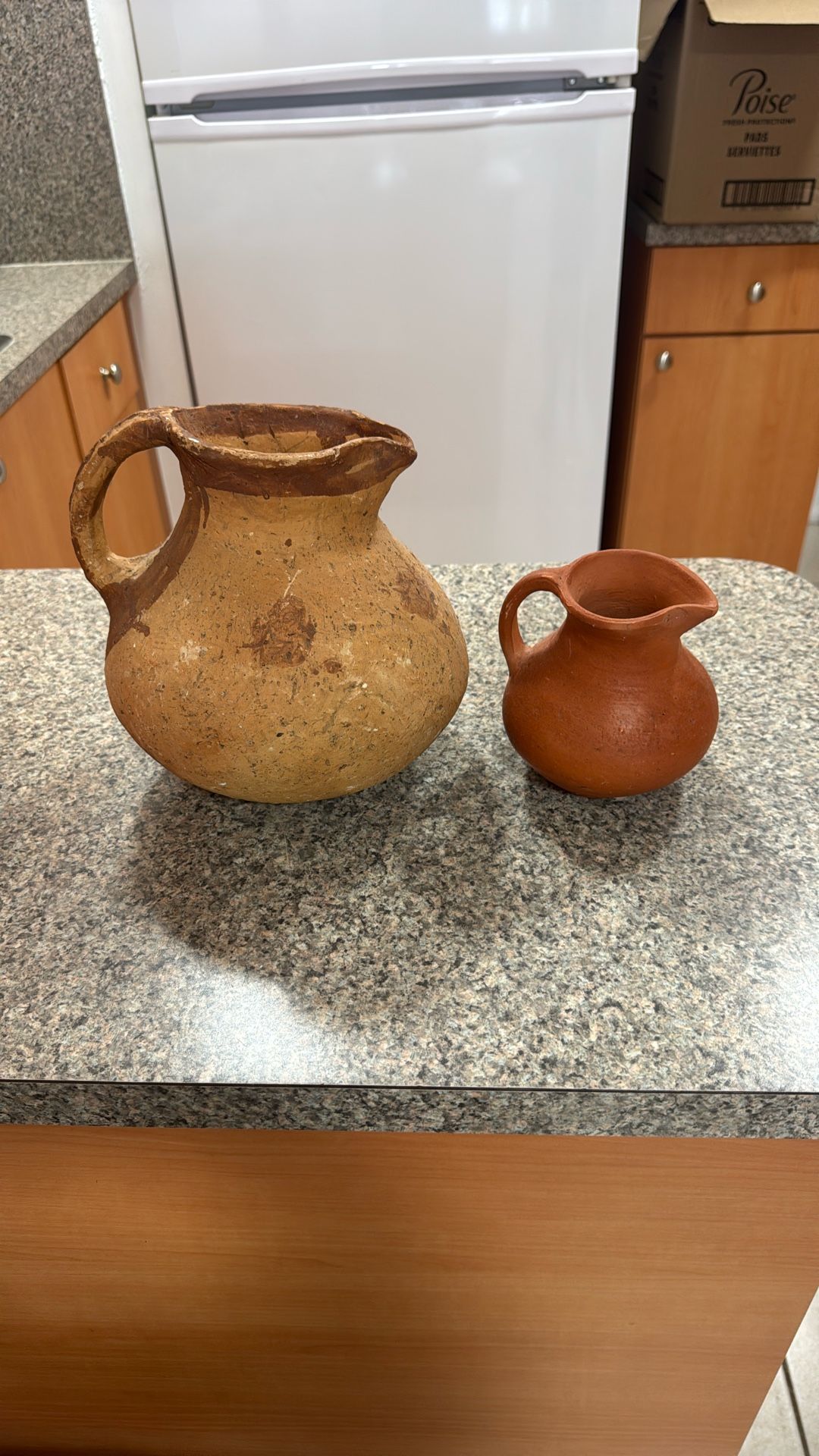 Vintage Clay Pottery Vessel
