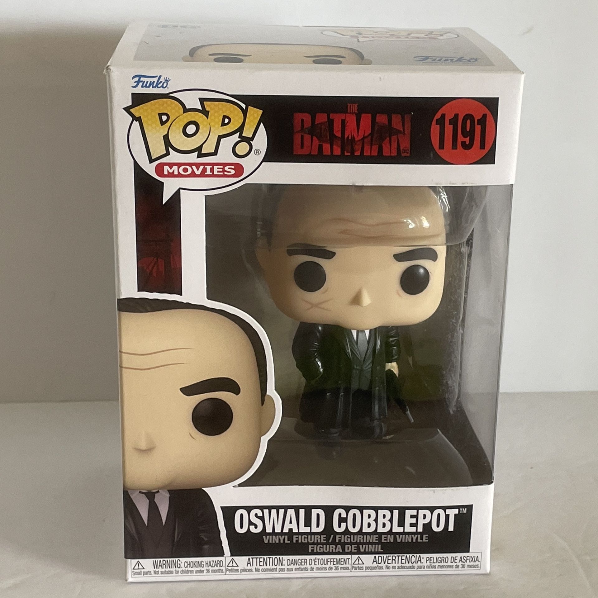 1191 Oswald Cobblepot w/Jacket Funko Pop DC Batman NIB