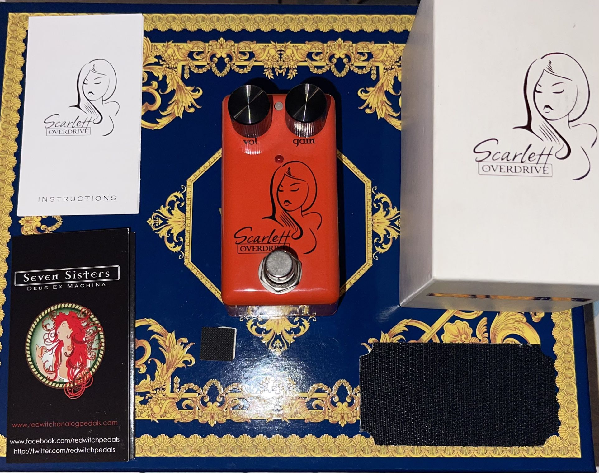 Red Witch - Scarlett Overdrive ( Seven Sisters Edition ) W/ Original Box, Manual, & Booklett