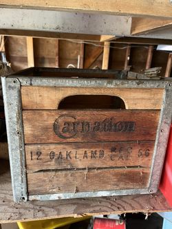 Carnation Milk Crate