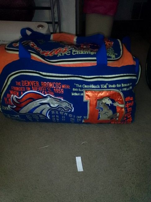 BRONCOS Duffle Bag (One Of Very Few )