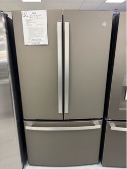 GE SLATE color French door refrigerators $1599