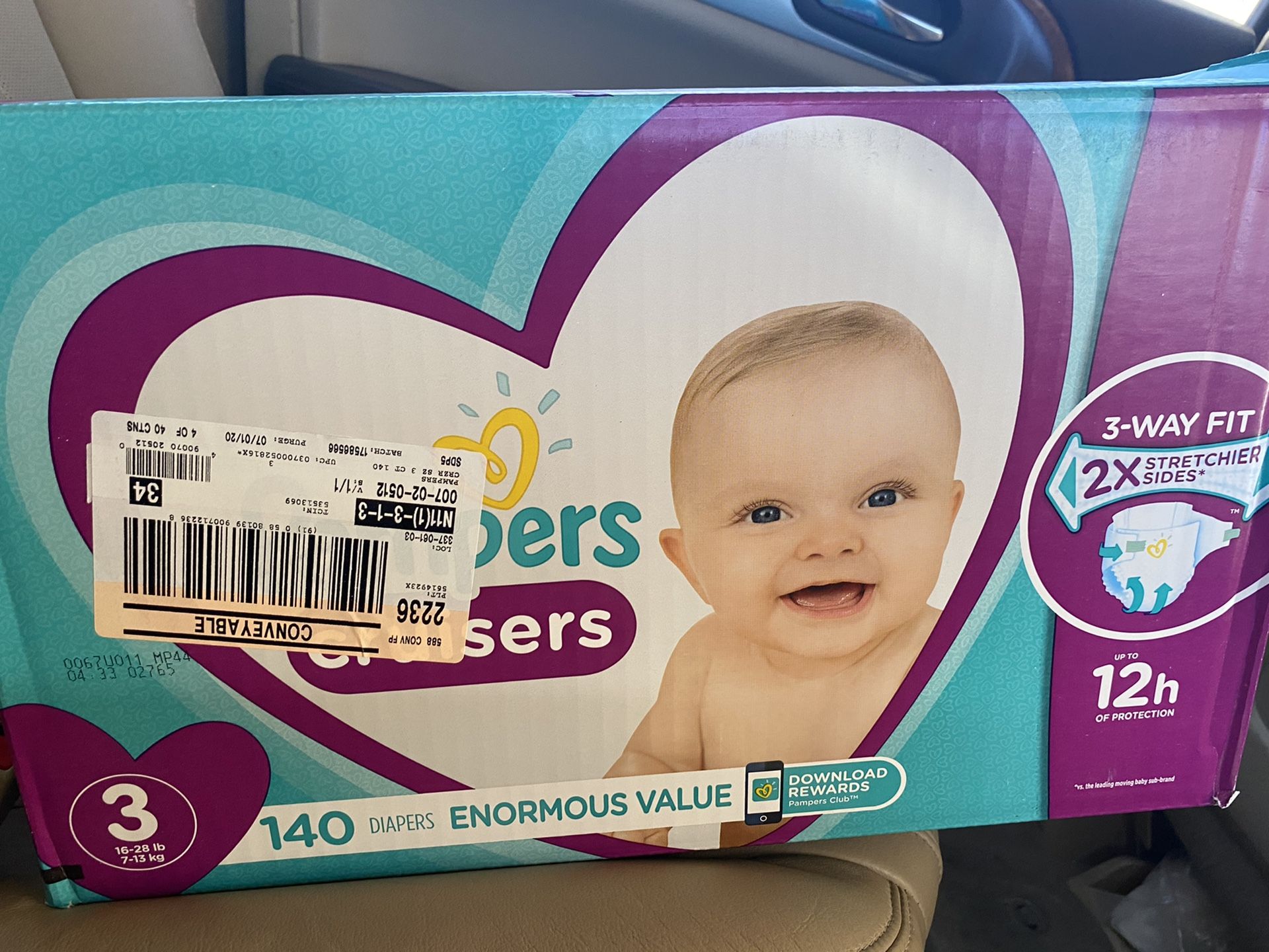 Pampers cruisers size 3