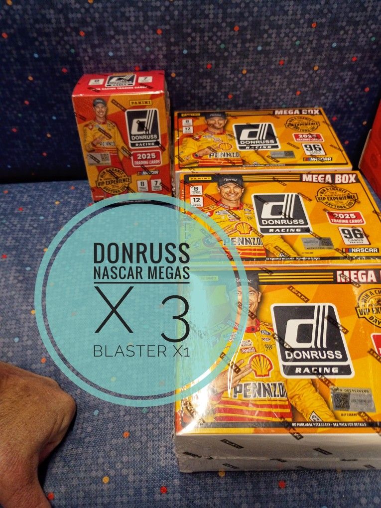 Donruss NASCAR Megas X 3 Blasuer X1