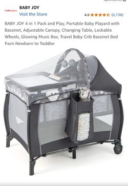 Baby Joy 4 in 1 Pack and Play - Playpen