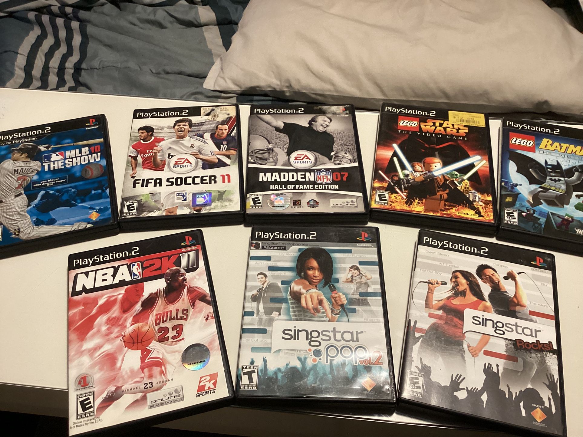 PlayStation 2 dvd games 7 games total 30.00 for all