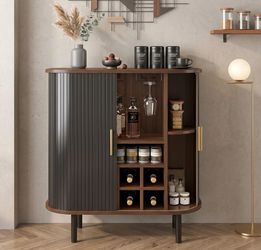 Brand New Modern Bar Cabinet – Never Used!