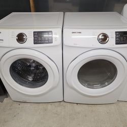 Samsung Commercial Washer And Dryer Front Loader Set 