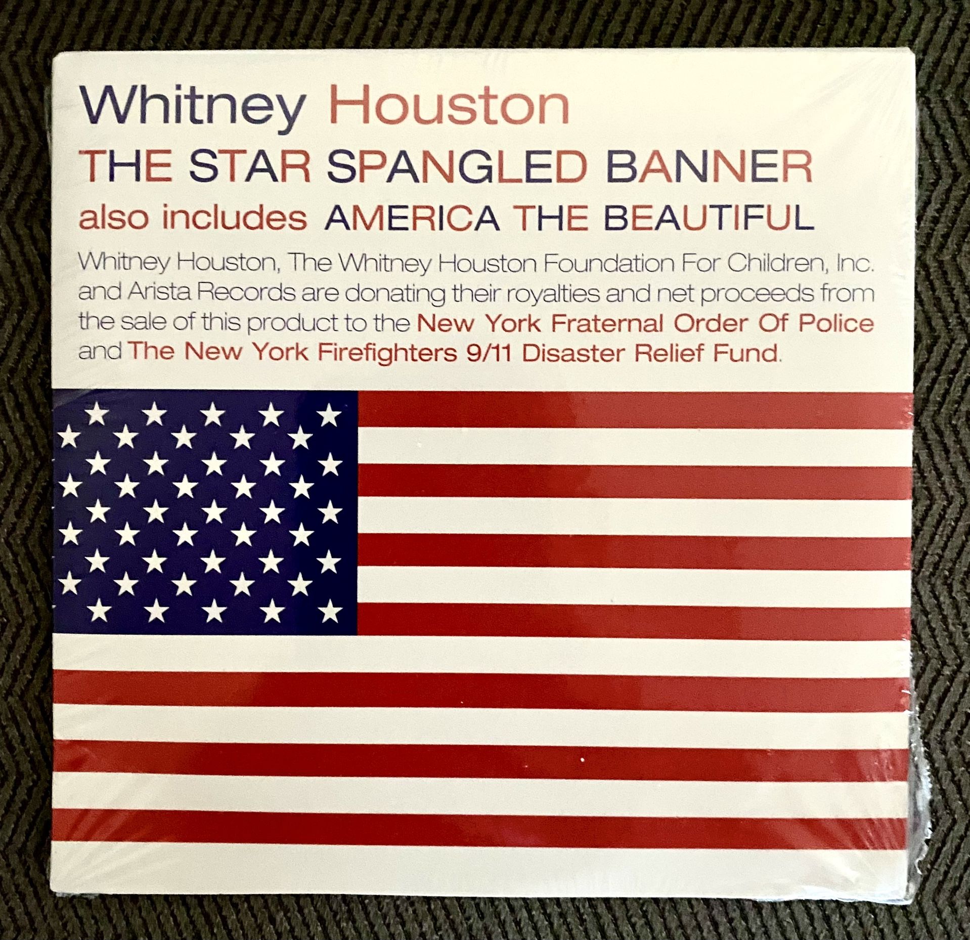 Whitney Houston The Star Spangled Banner CD