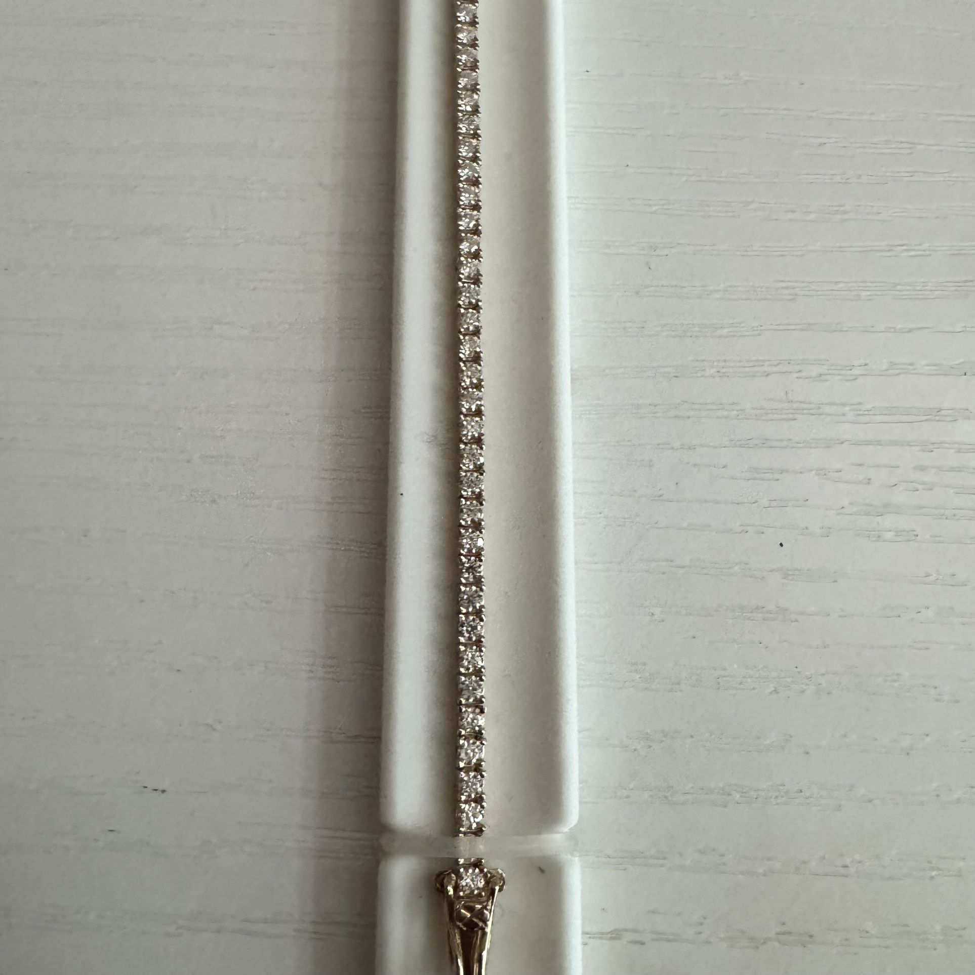 7” 2mm Gold Vermeil Moissanite Tennis Bracelet – 4.50 CTW, 925 Silver