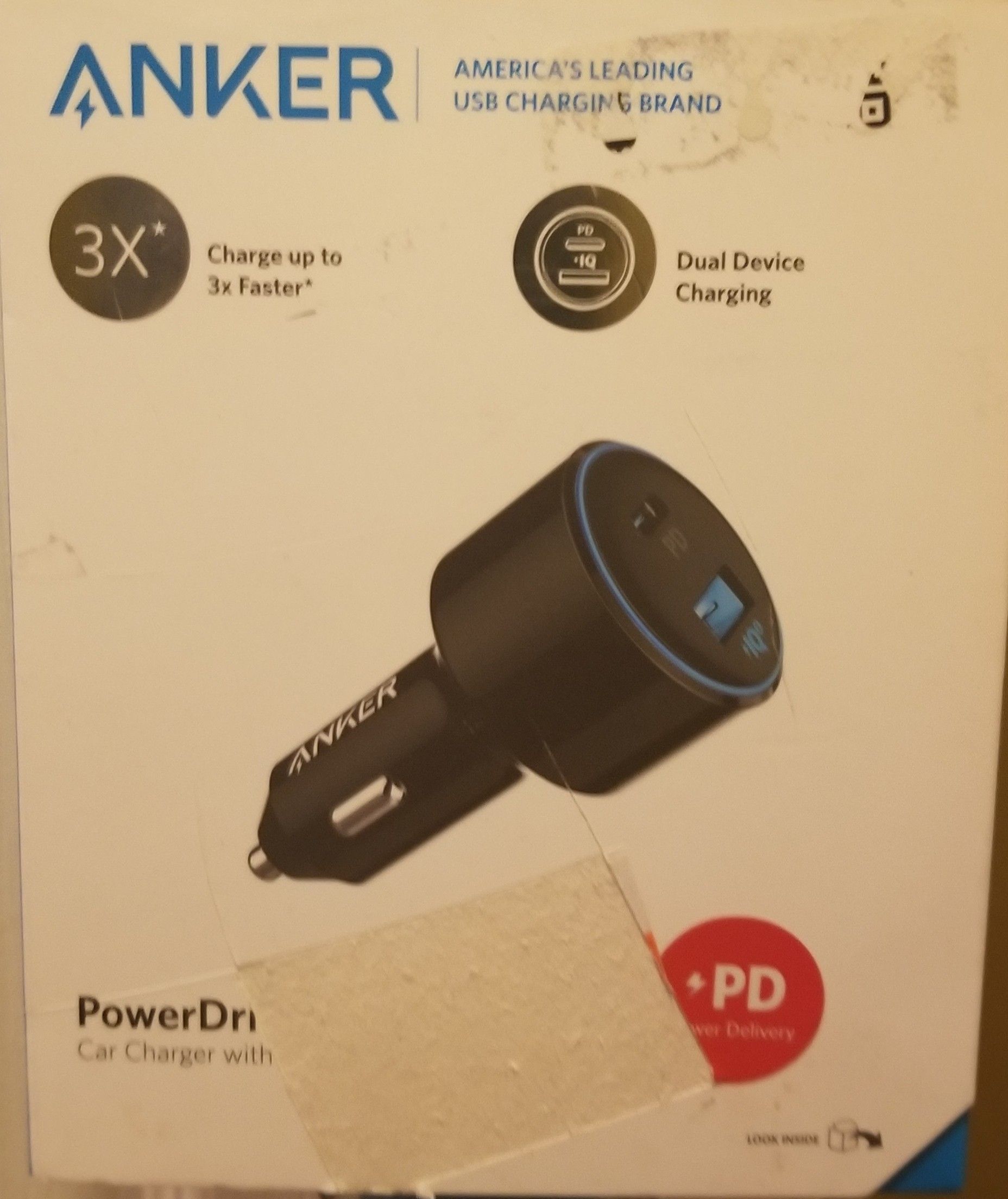 Anker Power drive dual charging device