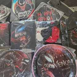 Venom party supplies $10
