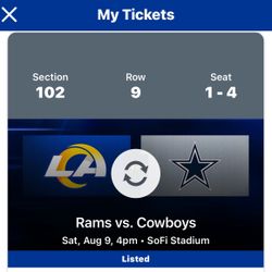 Rams vs Cowboys 