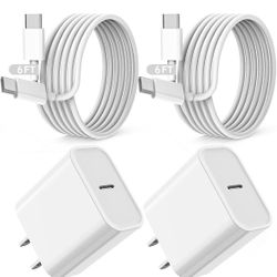 Fast iPad Charger,iPad Charger Fast Charging 2Pack Wall Chargers Plug Adapter Type C