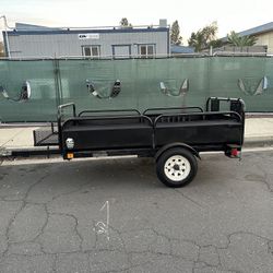 5X8 Tilt Trailer Pink Slip In Hand Ligts Work 