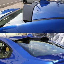 2016 Subaru WRX Rear roof spoiler