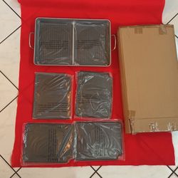 BBQ Grill Pan With Inserts- Brand New 