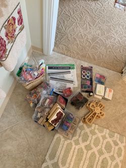 Large supply of crafting materials